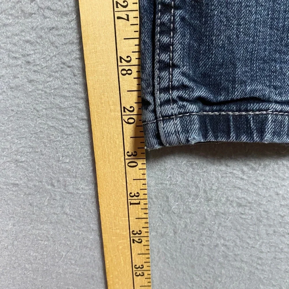 Levi's 505 Regular Fit Jeans Mens 32x30 Dark Wash Blue Straight Leg Denim